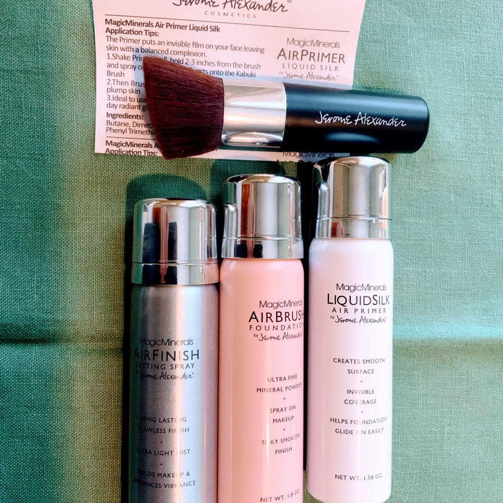 Jerome Alexander MagicMinerals AirBrush Foundation 4 pc. Set By Jerome Alexander
